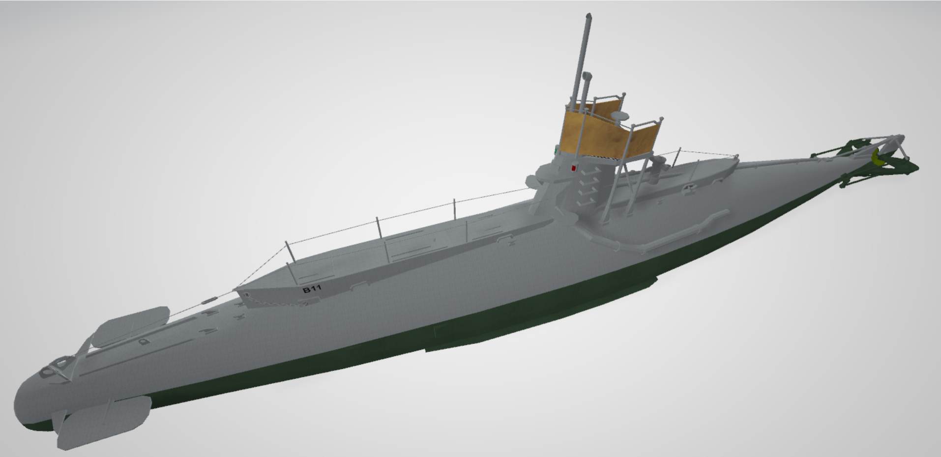 HMS B11 3D MODEL DOWNLOAD VIRTUAL DOCKYARD